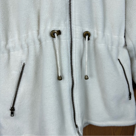 Vintage 90s Tsunami Sport White Fleece Jacket - Picture 4 of 7